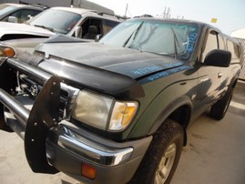 2000 TOYOTA TACOMA SR5 GREEN EXTRA CAB 3.4L MT 4WD Z17915